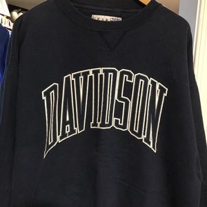 Vintage Davidson College Crewneck Sweatshirt